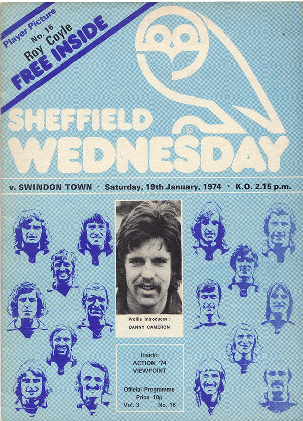<b>Saturday, January 19, 1974</b><br />vs. Sheffield Wednesday (Away)
